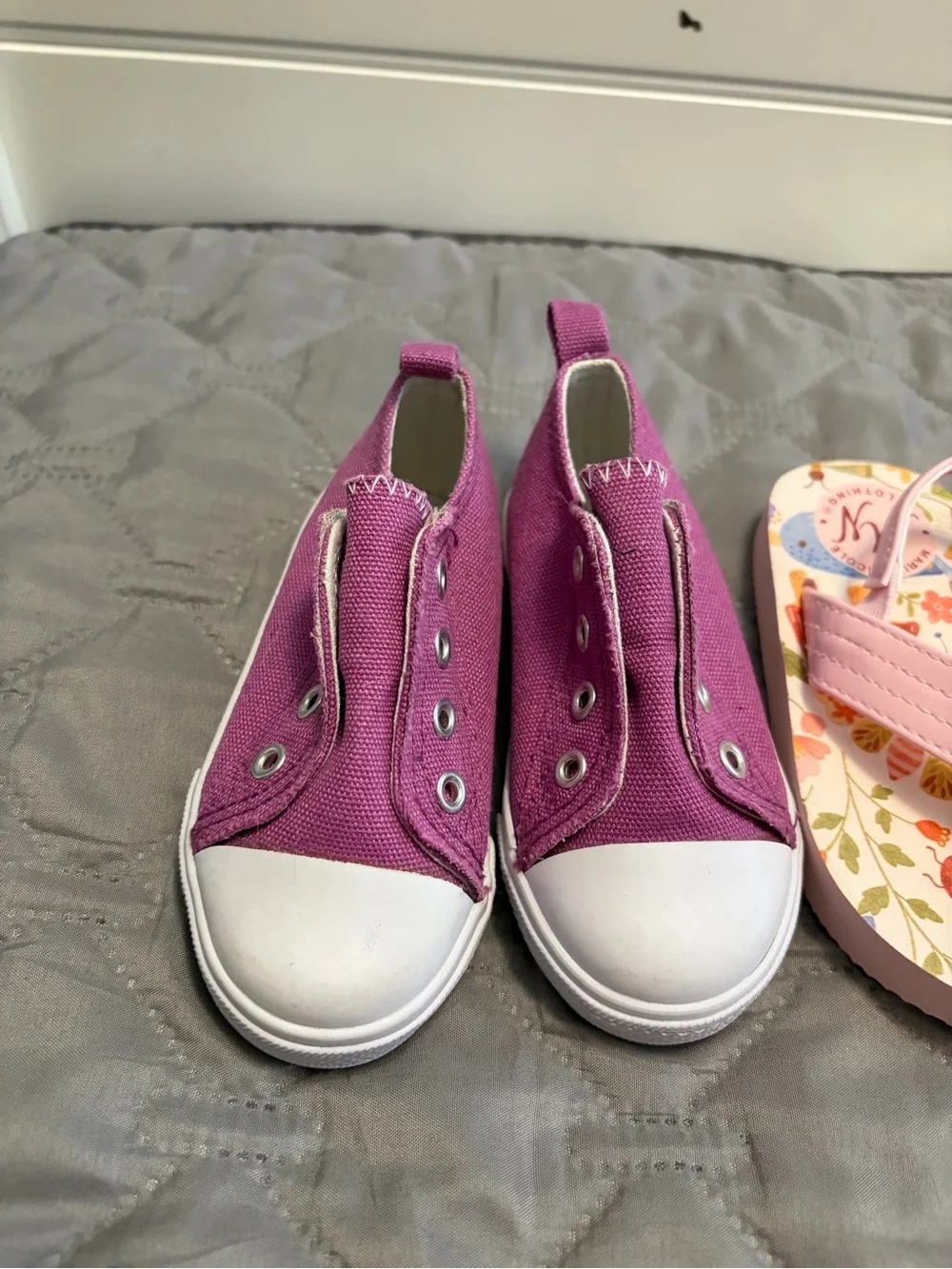 Toms leopard print, Marie Nicole Floral Kids Flip Flops, Koala Kids Purple shoes